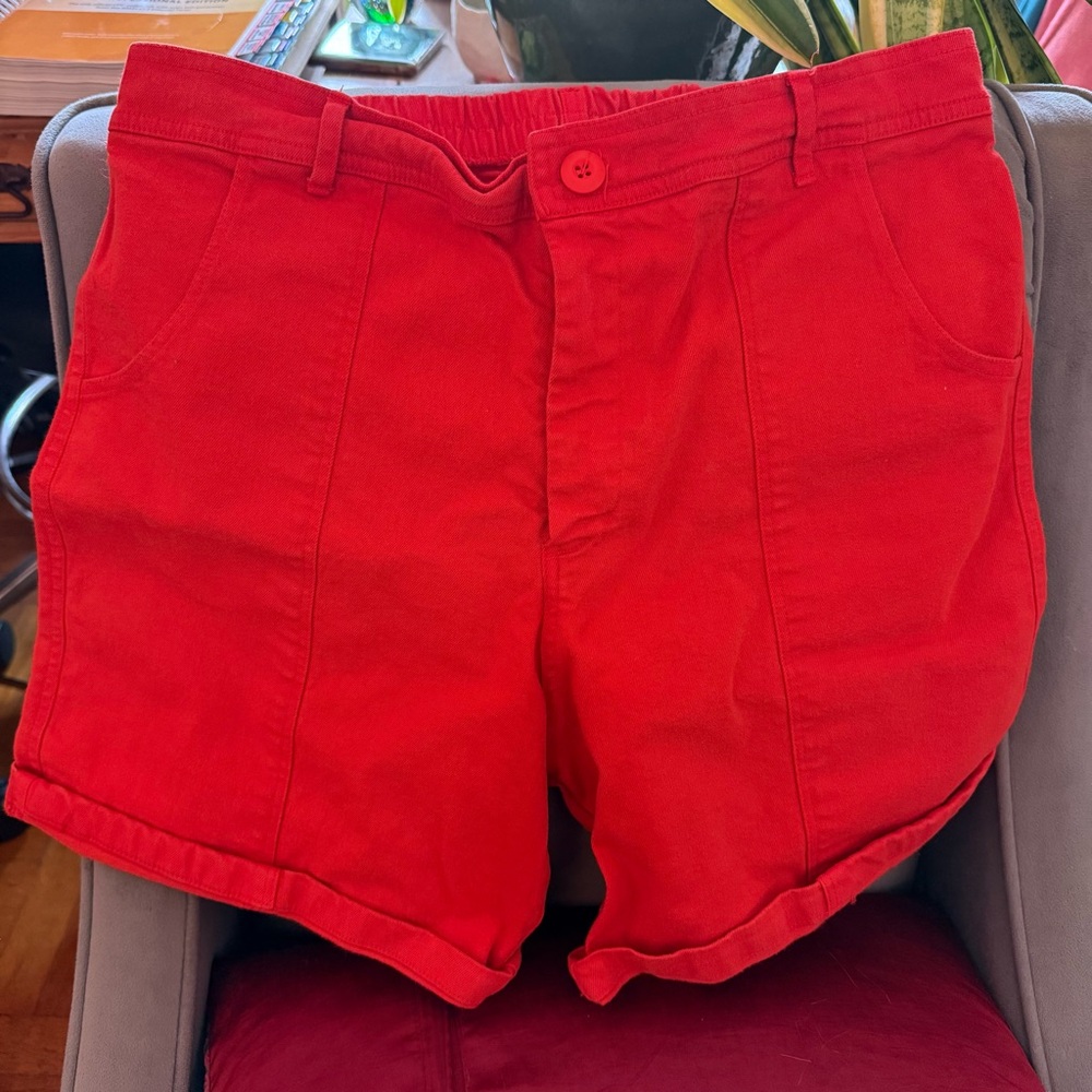 SOLD Jungmaven Venice Shorts Poppy Red